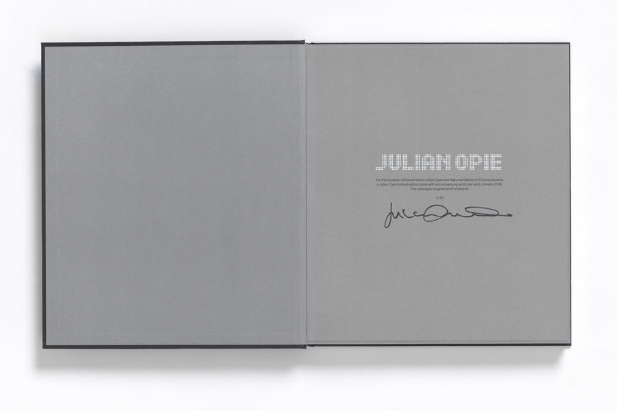 Julian Opie Limited Edition Collectors Book with Lenticular Print