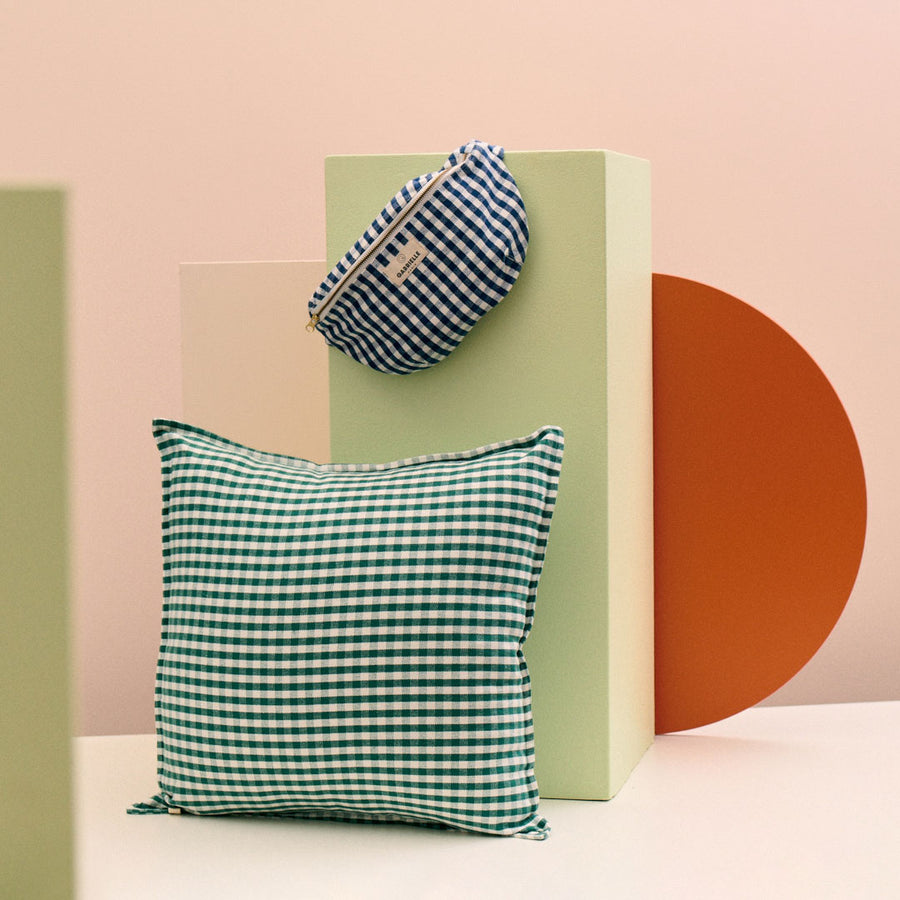 Linen Cushion Cover - Emeraude