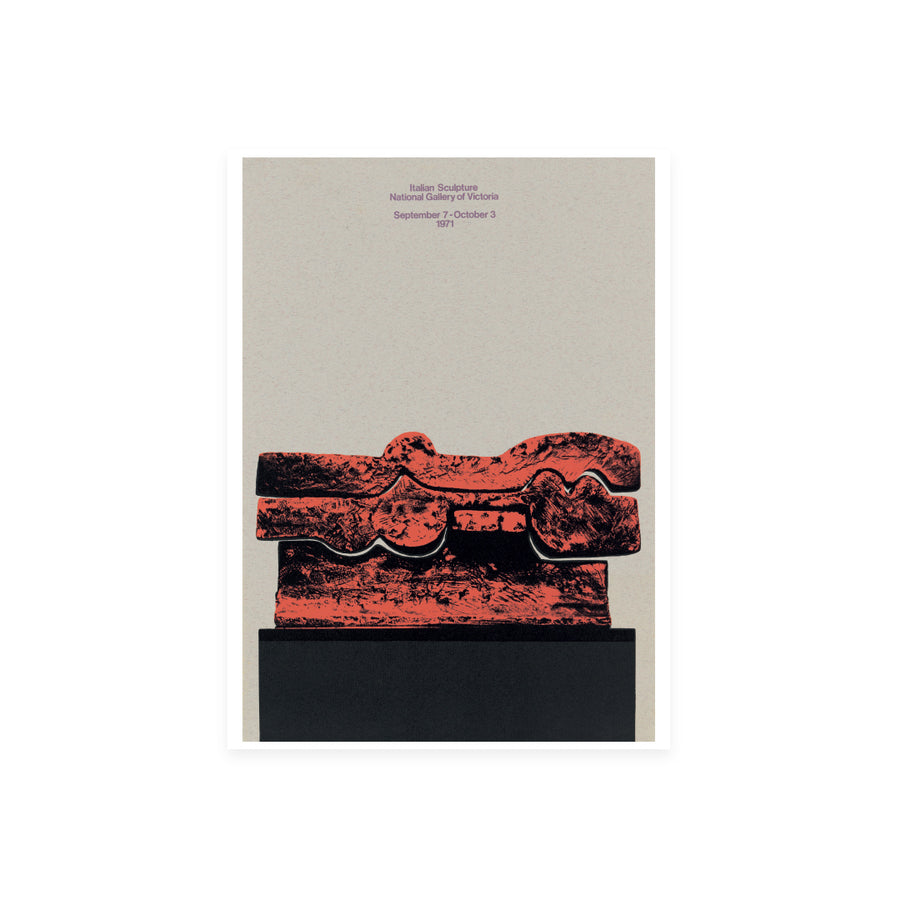 NGV Archival Poster – Italian Sculpture
