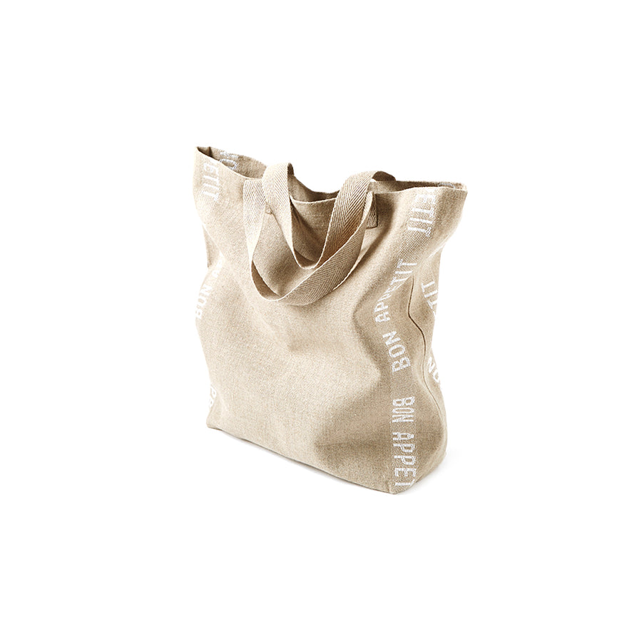 Bon Appetit Tote Bag - White