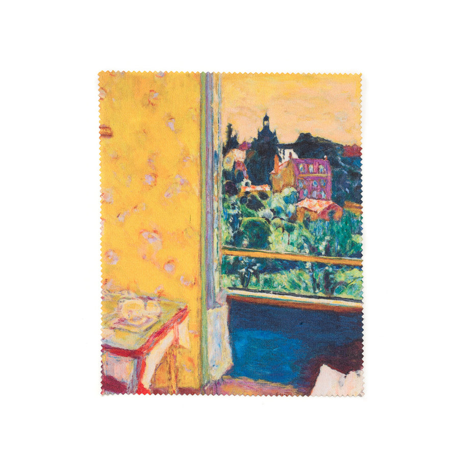Lens Cloth - Pierre Bonnard, The Open Window, Yellow Wall