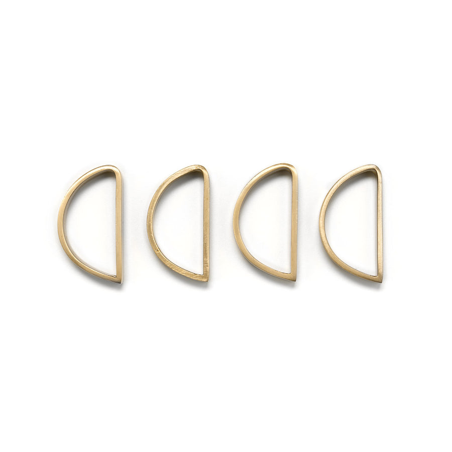Brass Napkin Ring - Set of 4