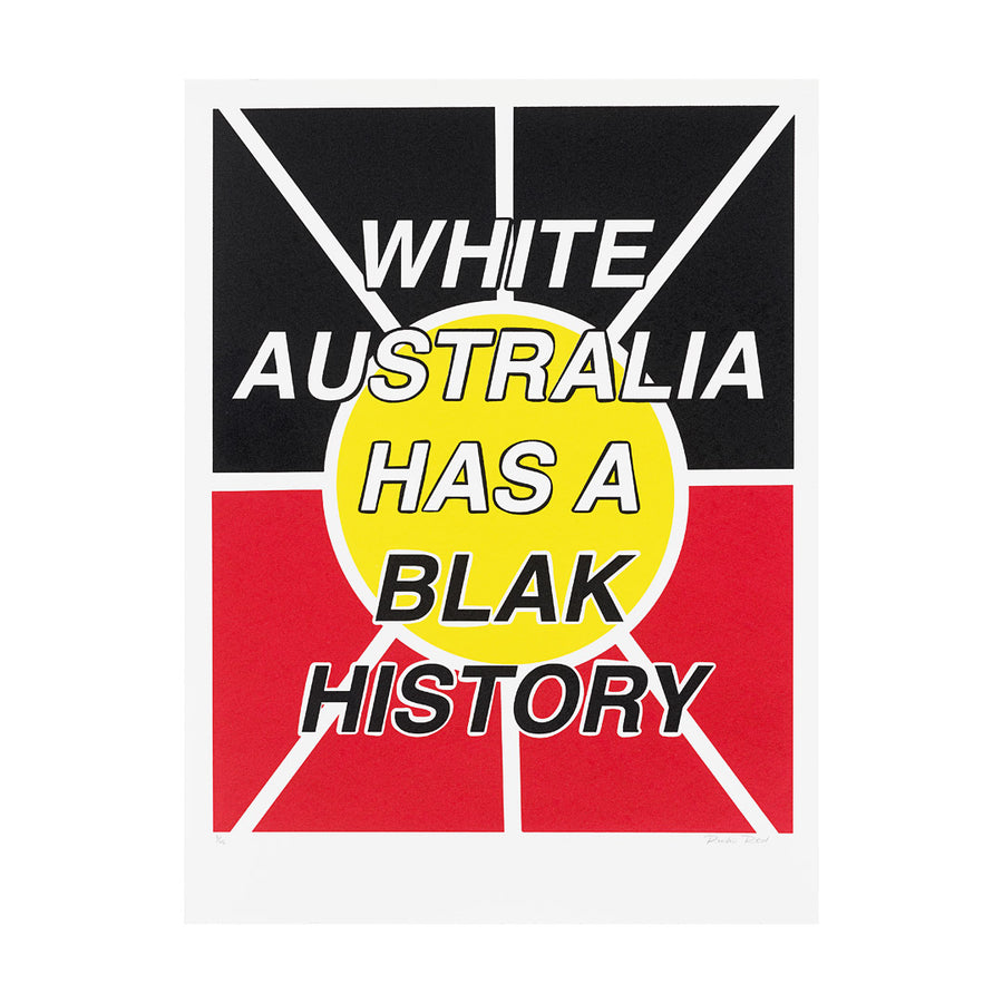 NGV Limited Edition - Rubii Red, White Australia has a Blak History