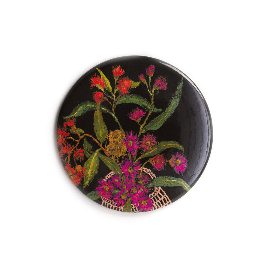 Pocket Mirror - Deanne Gilson, Red Gum Blossom
