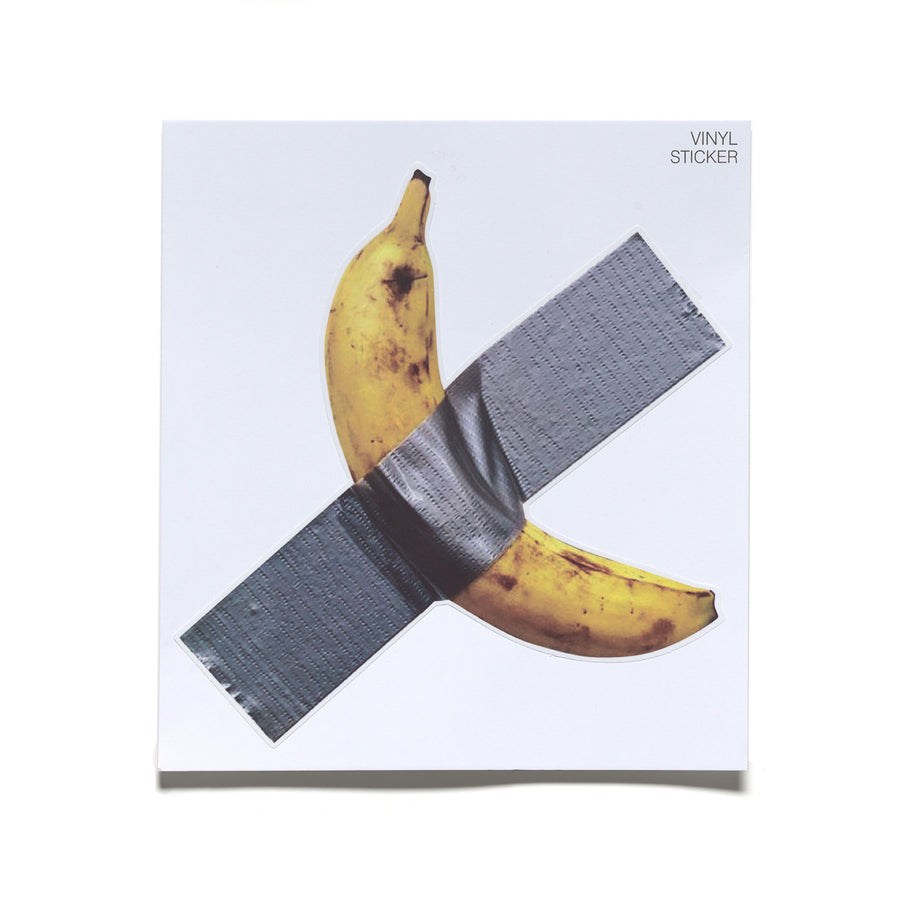 Reusable Vinyl Sticker - Maurizio Cattelan, Comedian