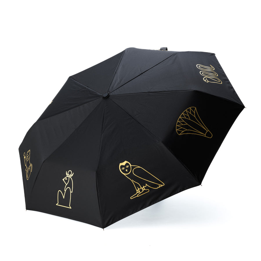 Gold Hieroglyphs Umbrellas - 2 Sizes