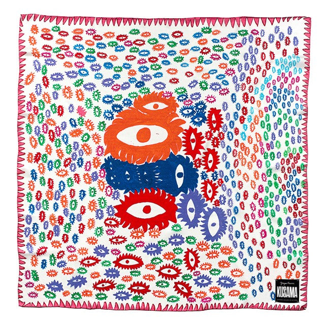 Silk Scarf – Yayoi Kusama, I Love-Eyes