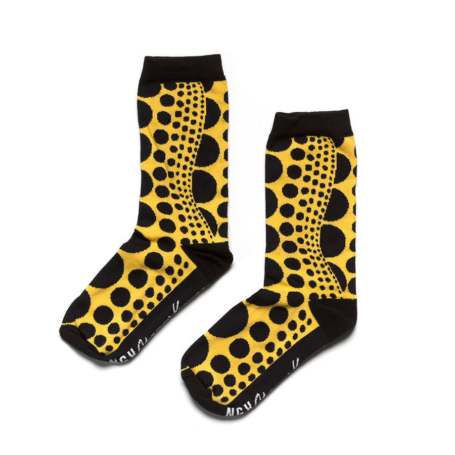 Socks – Yayoi Kusama, Yellow Pumpkin