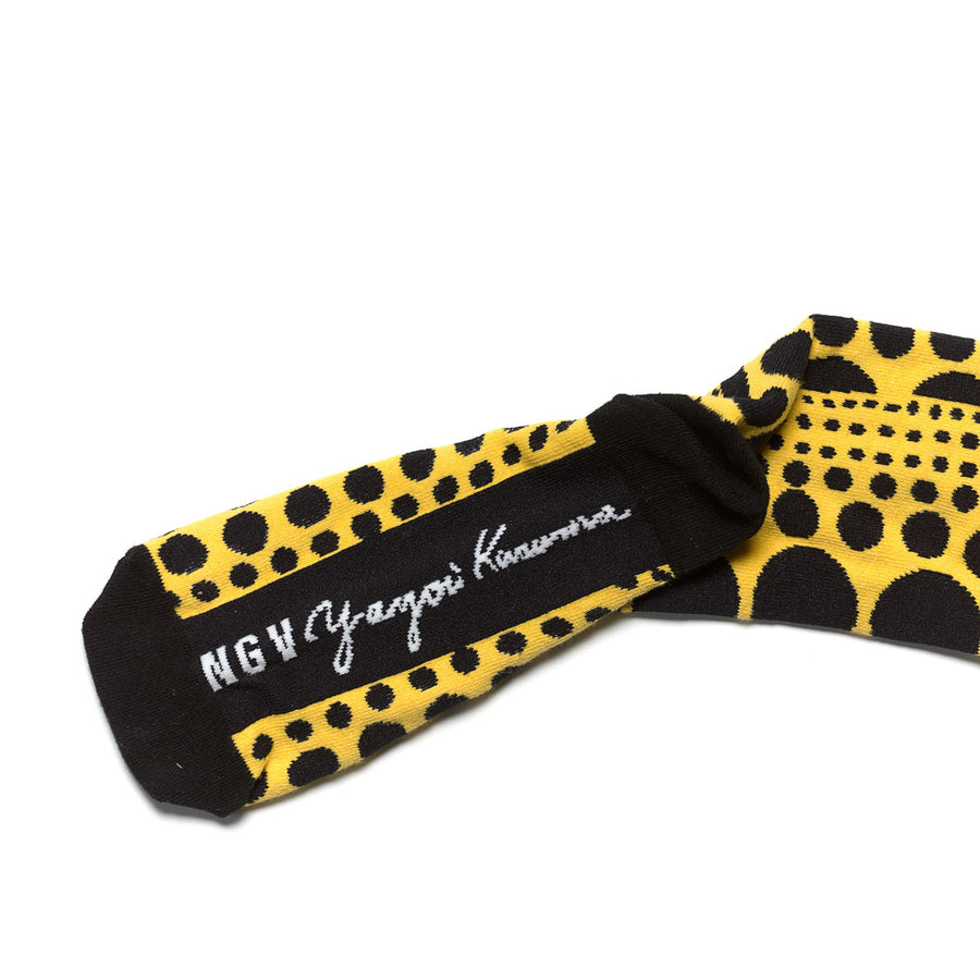 Socks – Yayoi Kusama, Yellow Pumpkin