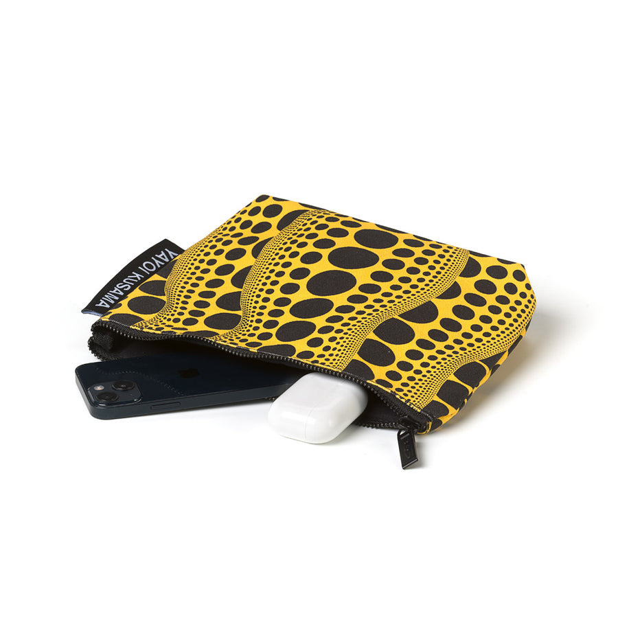 Pouches – Yayoi Kusama, Yellow Pumpkin