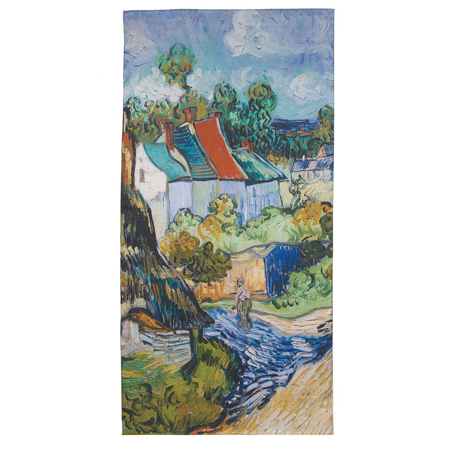 Silk Scarf – Vincent van Gogh, Houses at Auvers