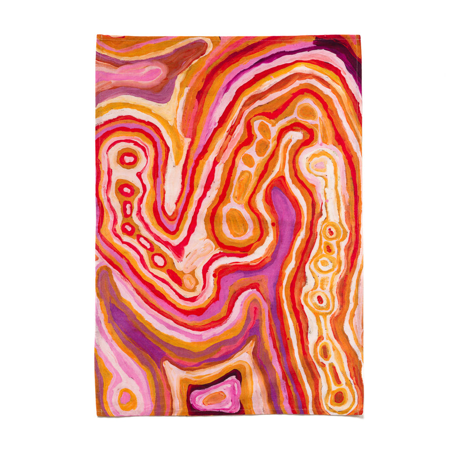 Tea Towel – Nora Wompi, Kunawarritji 