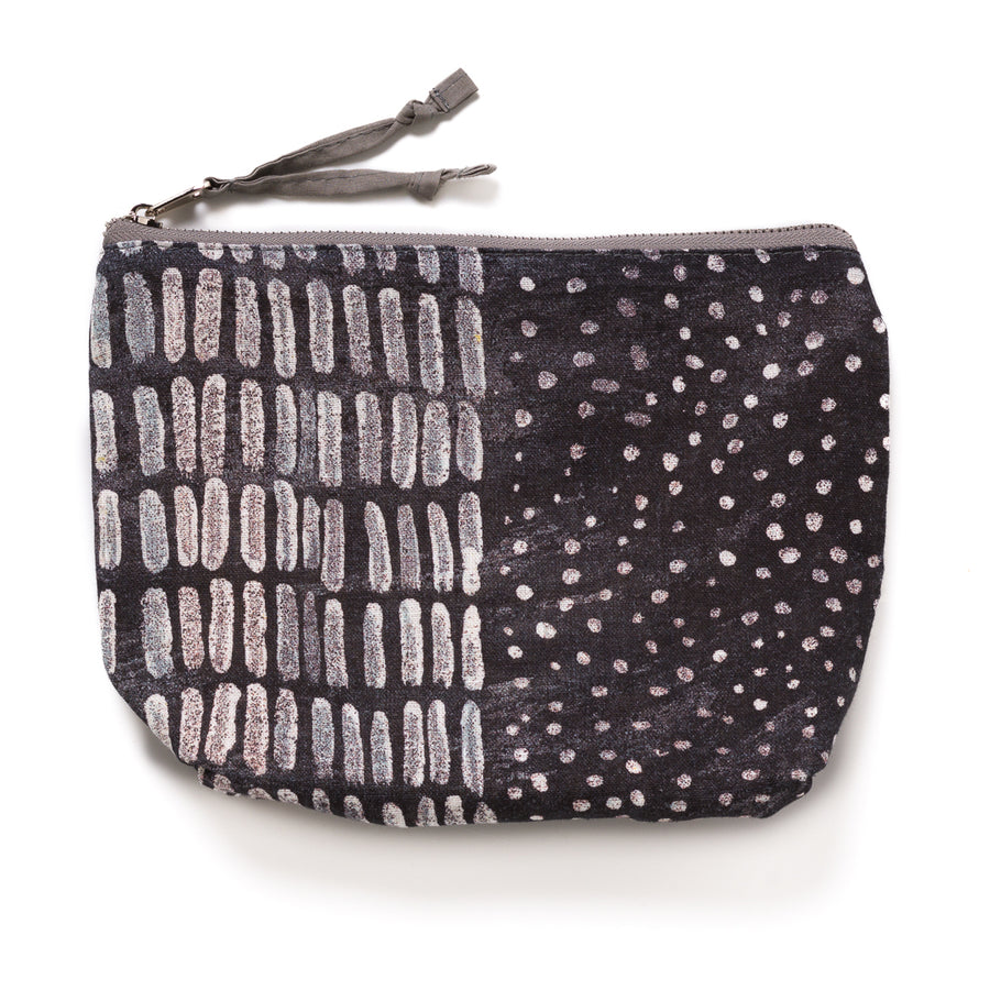 Large Pouch – Lena Nyadbi, Starry Night in Jimbirla Country