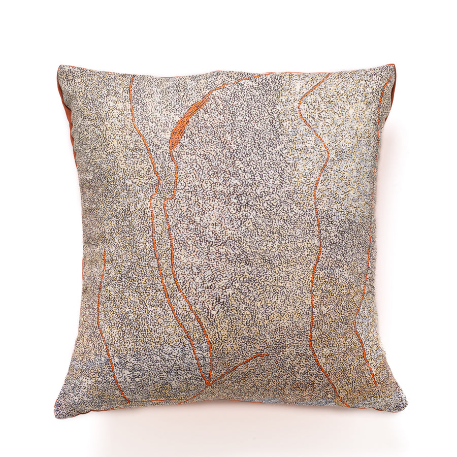 Cushion Cover – Rene Sundown, Ngura Tali - Sand Dune Country