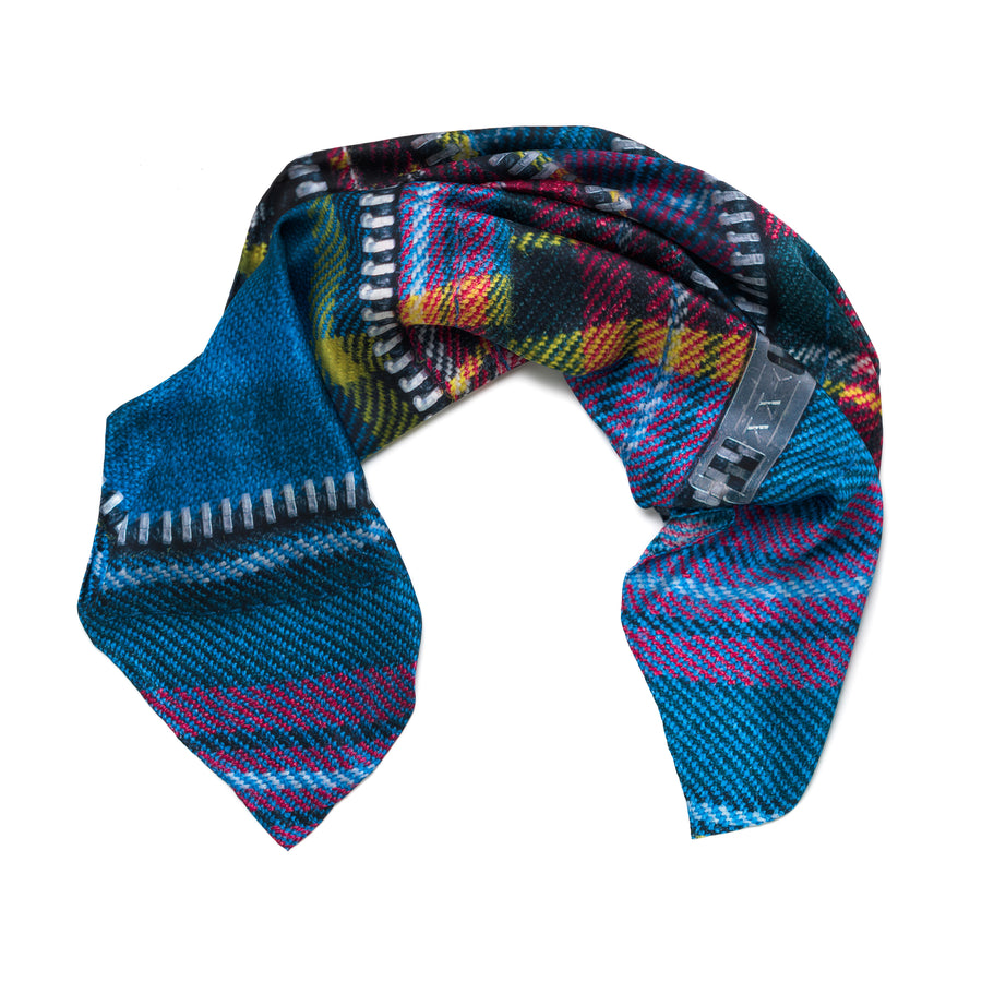 Silk Scarf – Tartan Zips