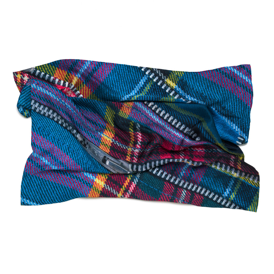 Silk Scarf – Tartan Zips
