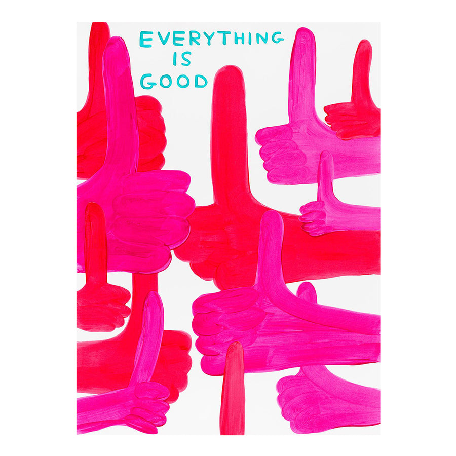 David Shrigley Limited Edition Print - Everything Is Good