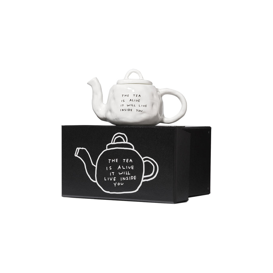 Tea Pot - David Shrigley, The Tea Is Alive