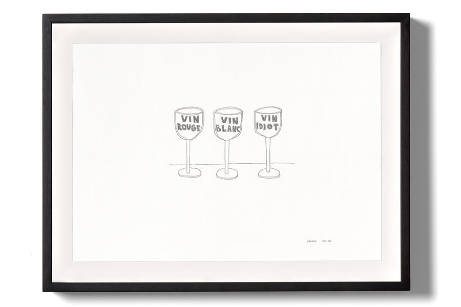 Olaf Breuning, Vin Idiot Limited Edition Print