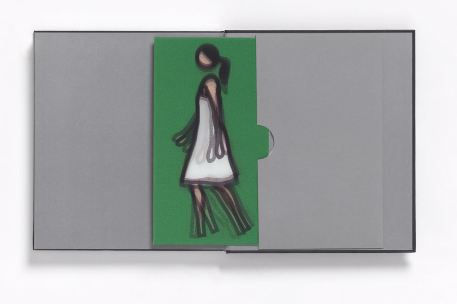 Julian Opie Limited Edition Collectors Book with Lenticular Print