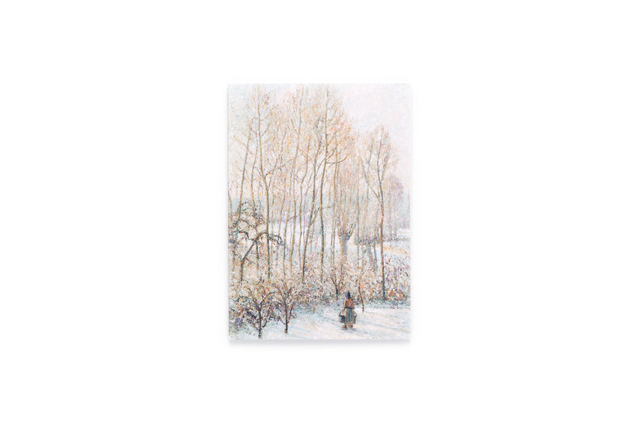 Sketchbook - Camille Pissarro, Morning Sunlight on the Snow, Èragny-sur-Epte