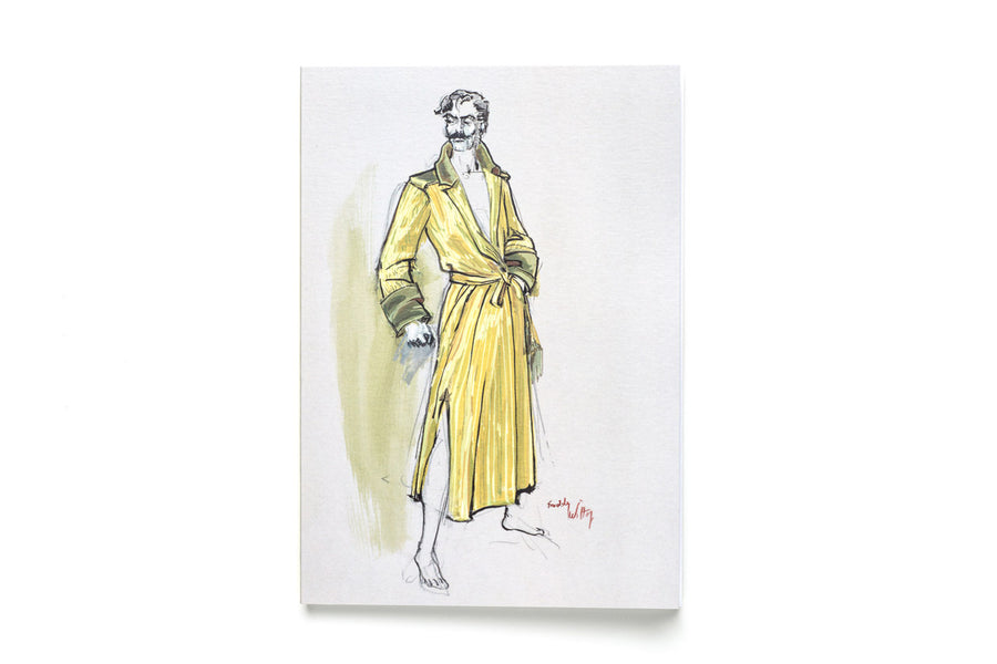 Sketchbook - Freddy Wittop, Yellow Costume design for the actor Maximilian Schell as Red