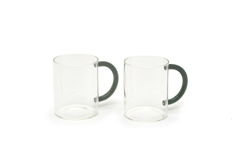 Glass Mug - Set of 2