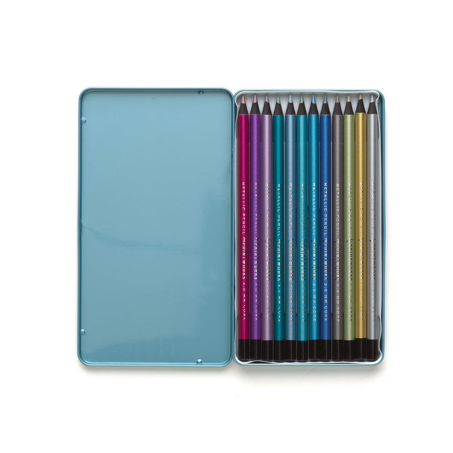 Coloured Pencil Set - Metallic