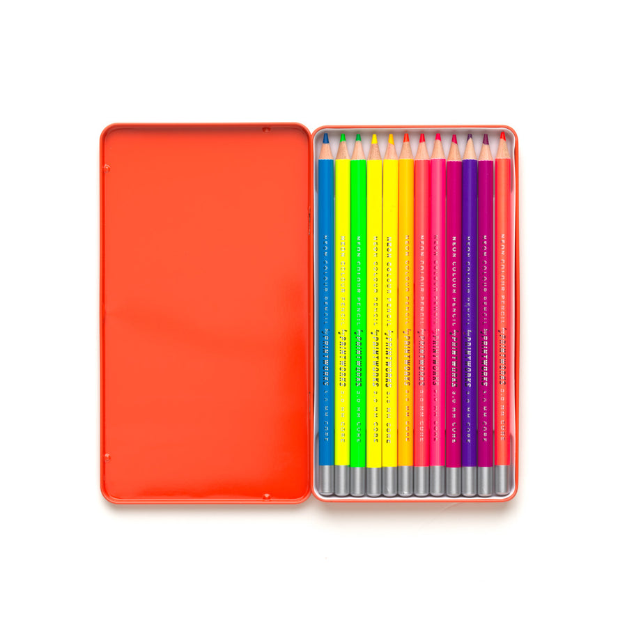 Coloured Pencil Set - Neon