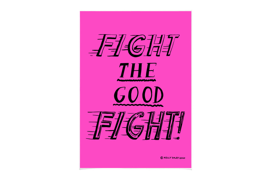 Poster - Kelly Doley, Fight The Good Fight