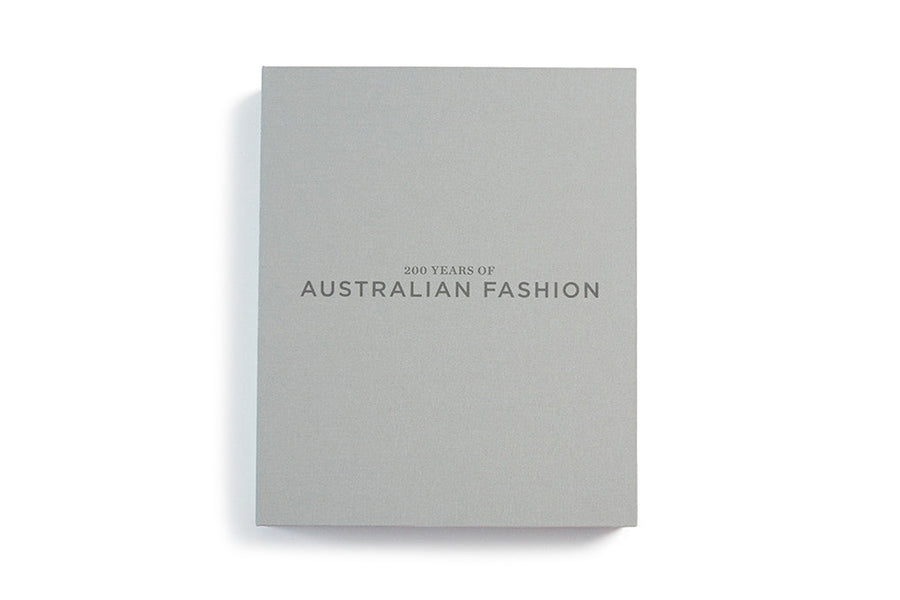 NGV Limited Edition - Two Hundred Years of Australian Fashion Art Book with silk scarf by Dion Lee
